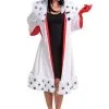 Disguise 101 Dalmatians Animated Cruella Jacket Deluxe Costume For Women