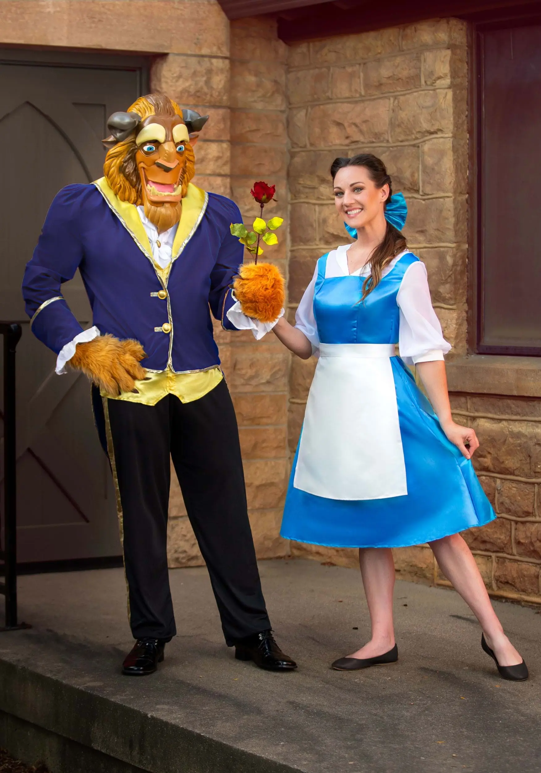 Disguise Adult Belle Blue Dress Costume - Image 2
