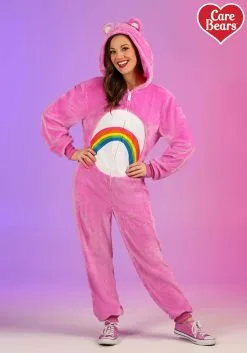 Fun Costumes Adult's Cheer Bear Care Bear Adult Onesie
