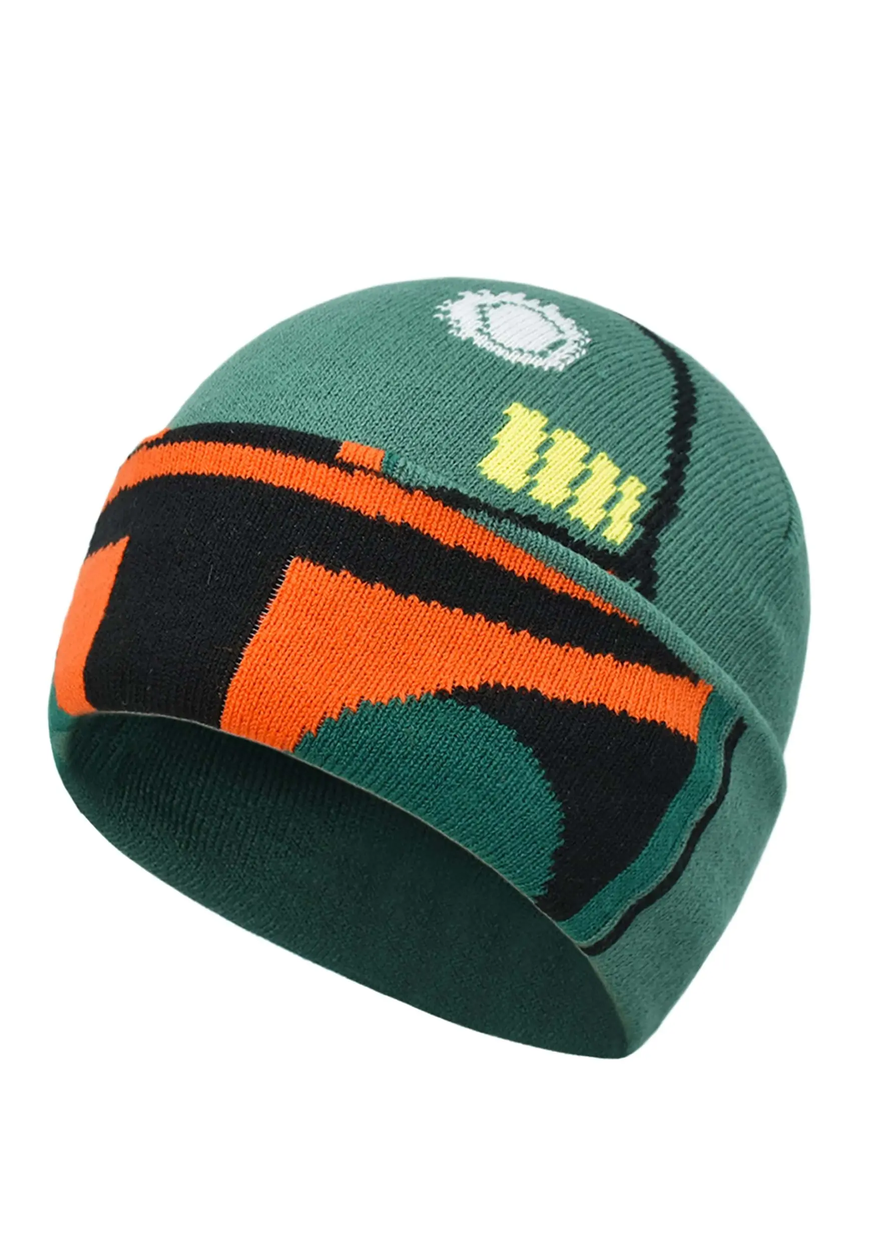 Concept One Accessories Star Wars Boba Fett Big Face Roll Down Intarsia Beanie - Image 3