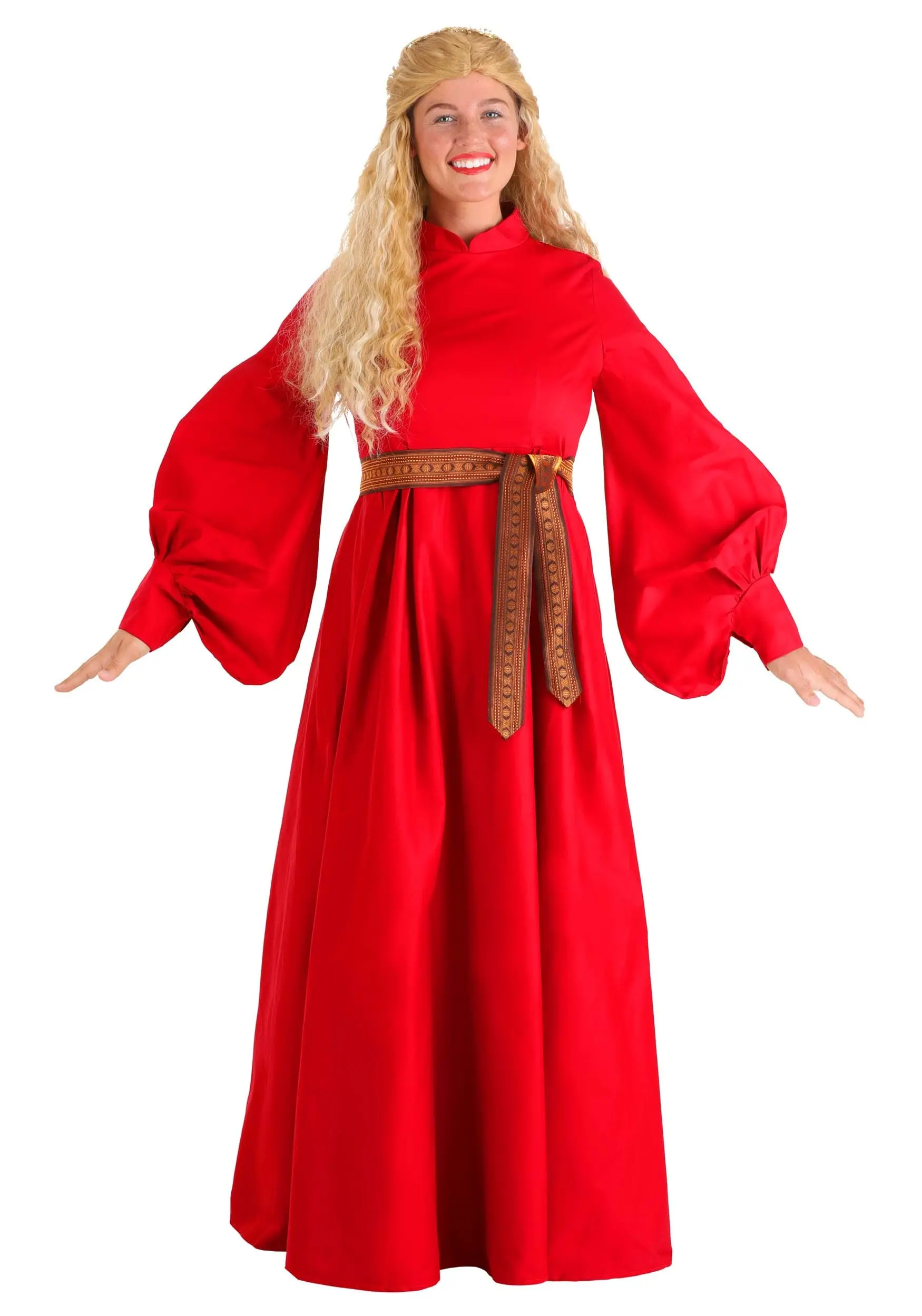 Meisheng Women's Princess Bride Red Buttercup Dress Costume - Image 2