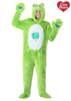 Fun Costumes Care Bears Adult Classic Good Luck Bear Costume