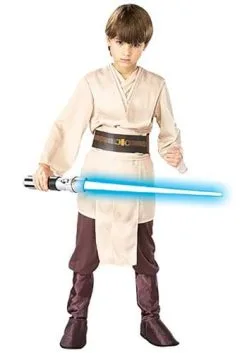 Rubies Costume Co. Inc Child Deluxe Qui Gon Jinn Costume
