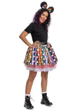 Disguise Disney Pride Minnie Mouse Costume Dress For Adults