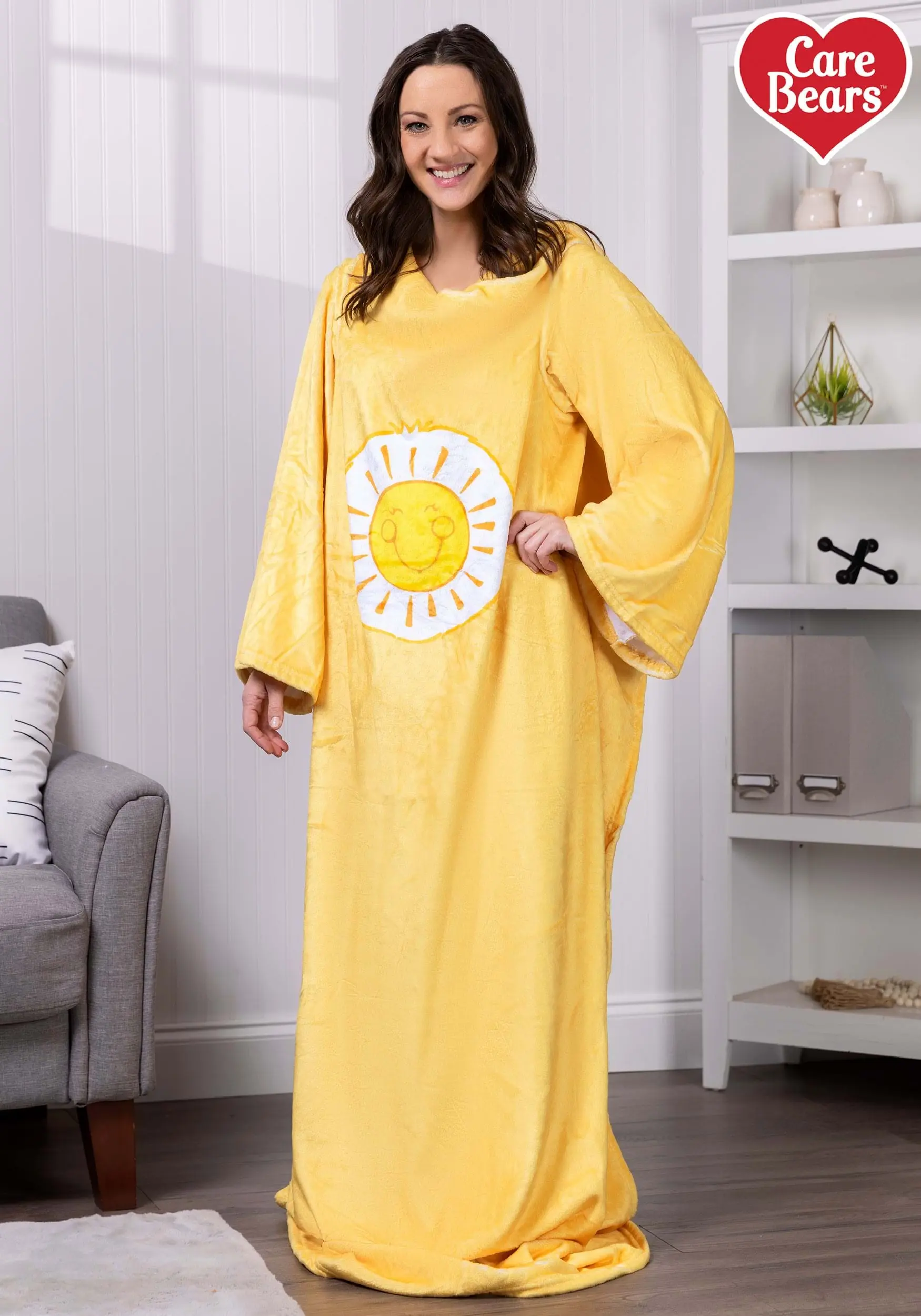 Hangzhou Lemon Garments Care Bears Funshine Bear Wearable Throw