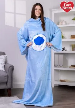 Hangzhou Lemon Garments Grumpy Bear Wearable Throw Blanket For Adults