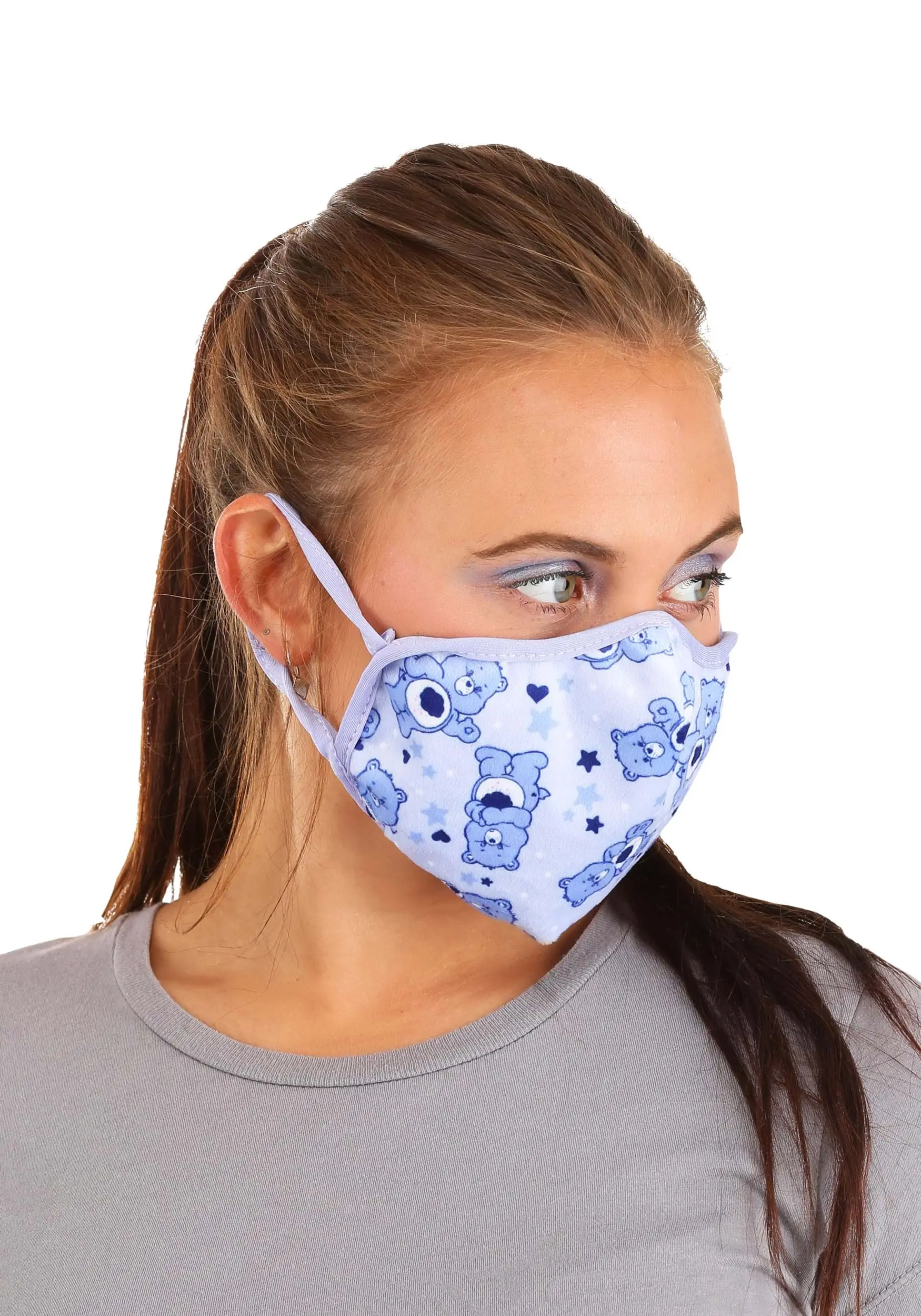 Elope Care Bears | Grumpy Bear Face Mask Pack - Image 4
