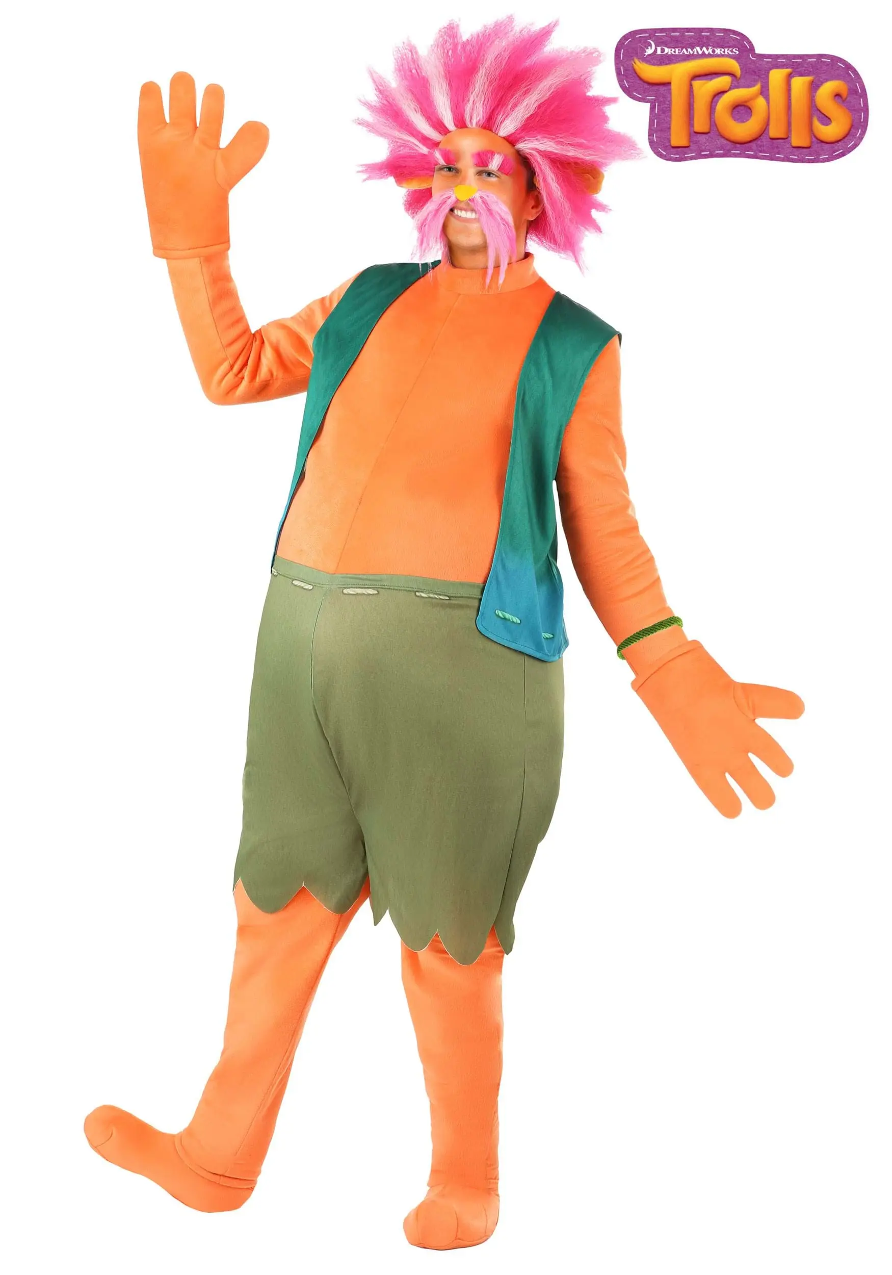 Fun Costumes Men's King Peppy Trolls Costume - Image 4