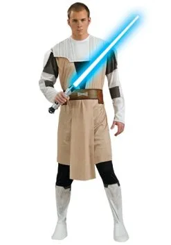 Rubies Costume Co. Inc Obi Wan Kenobi Adult Clone Wars Costume