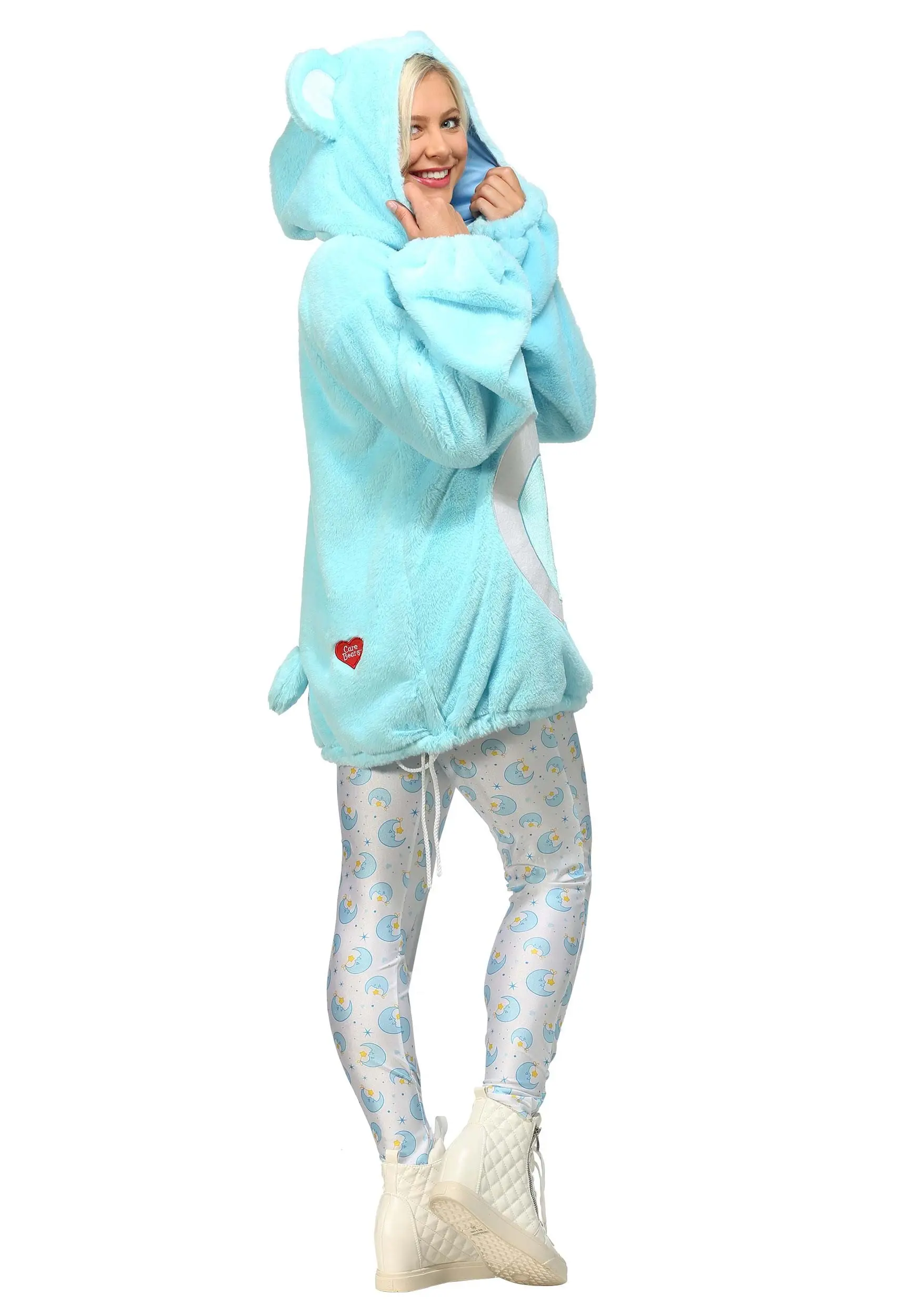 Fun Costumes Plus Size Care Bears Women's Deluxe Bedtime Bear Costume - Image 2