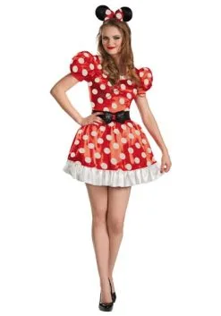 Disguise Plus Size Red Minnie Classic Costume