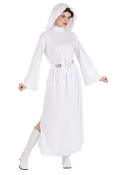 JAZWARES Princess Leia Hooded Costume For Adults