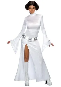 Rubies Costume Co. Inc Princess Leia Adult White Costume Dress