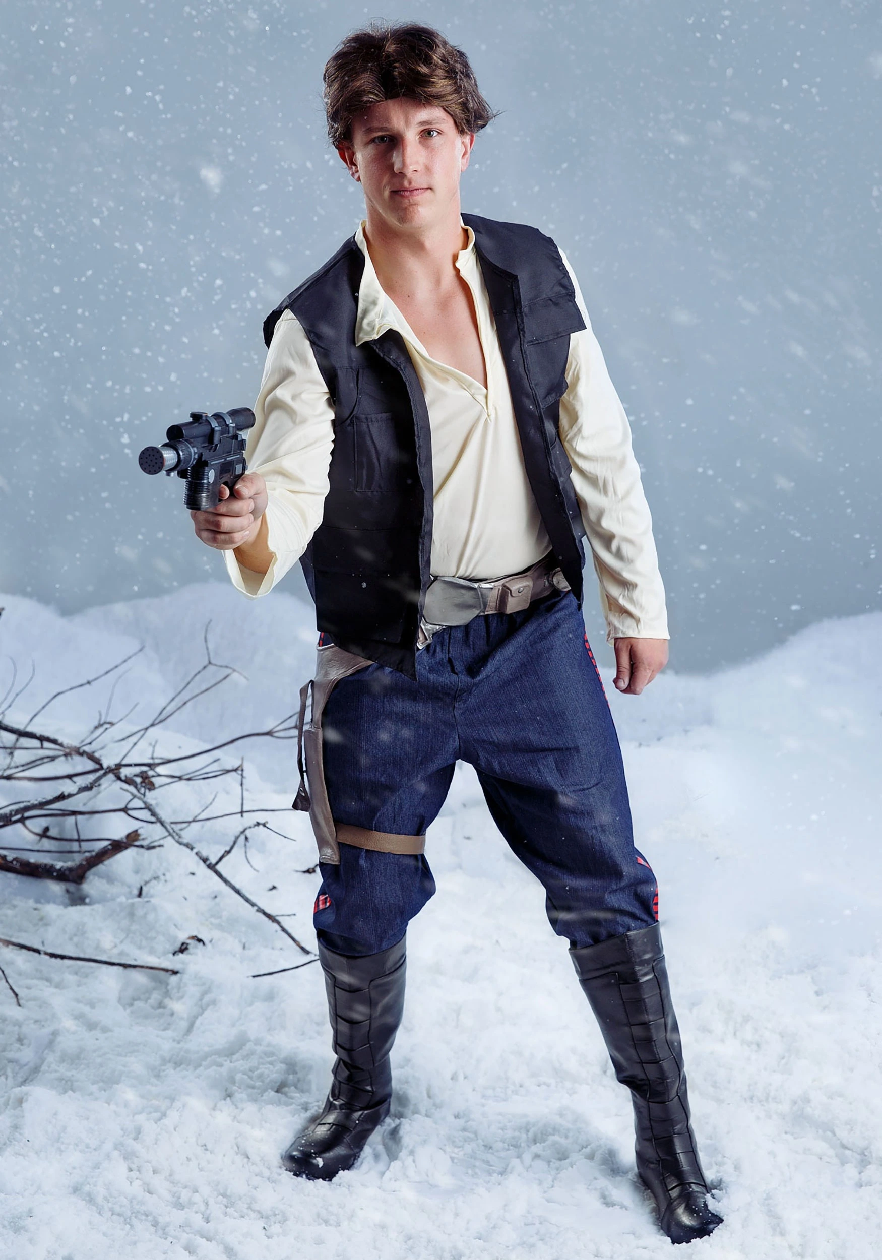 Rubies Costume Co. Inc Star Wars Adult Han Solo Wig - Image 2