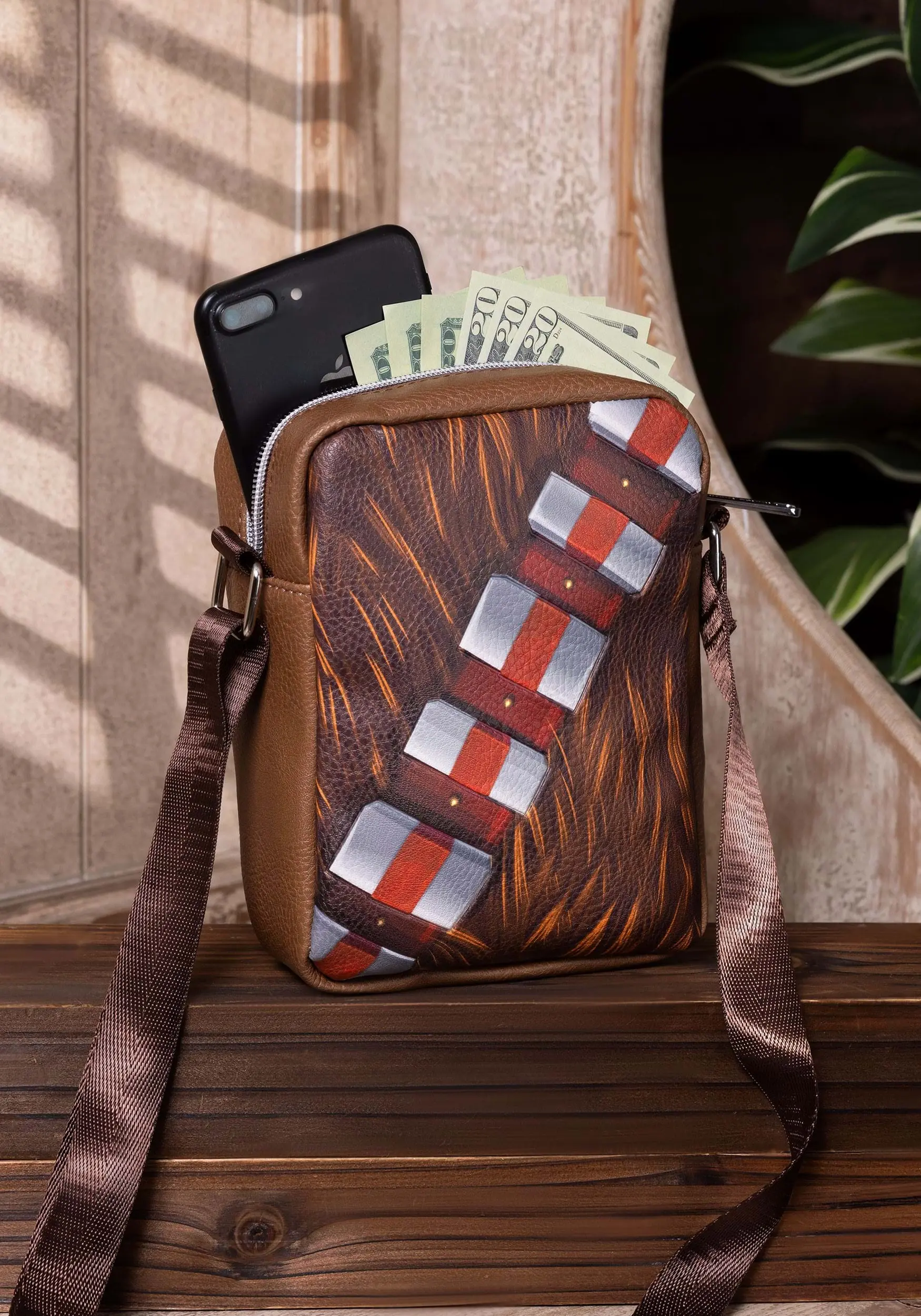 Buckle-Down Star Wars Chewbacca Bandolier Crossbody Bag For Women - Image 2