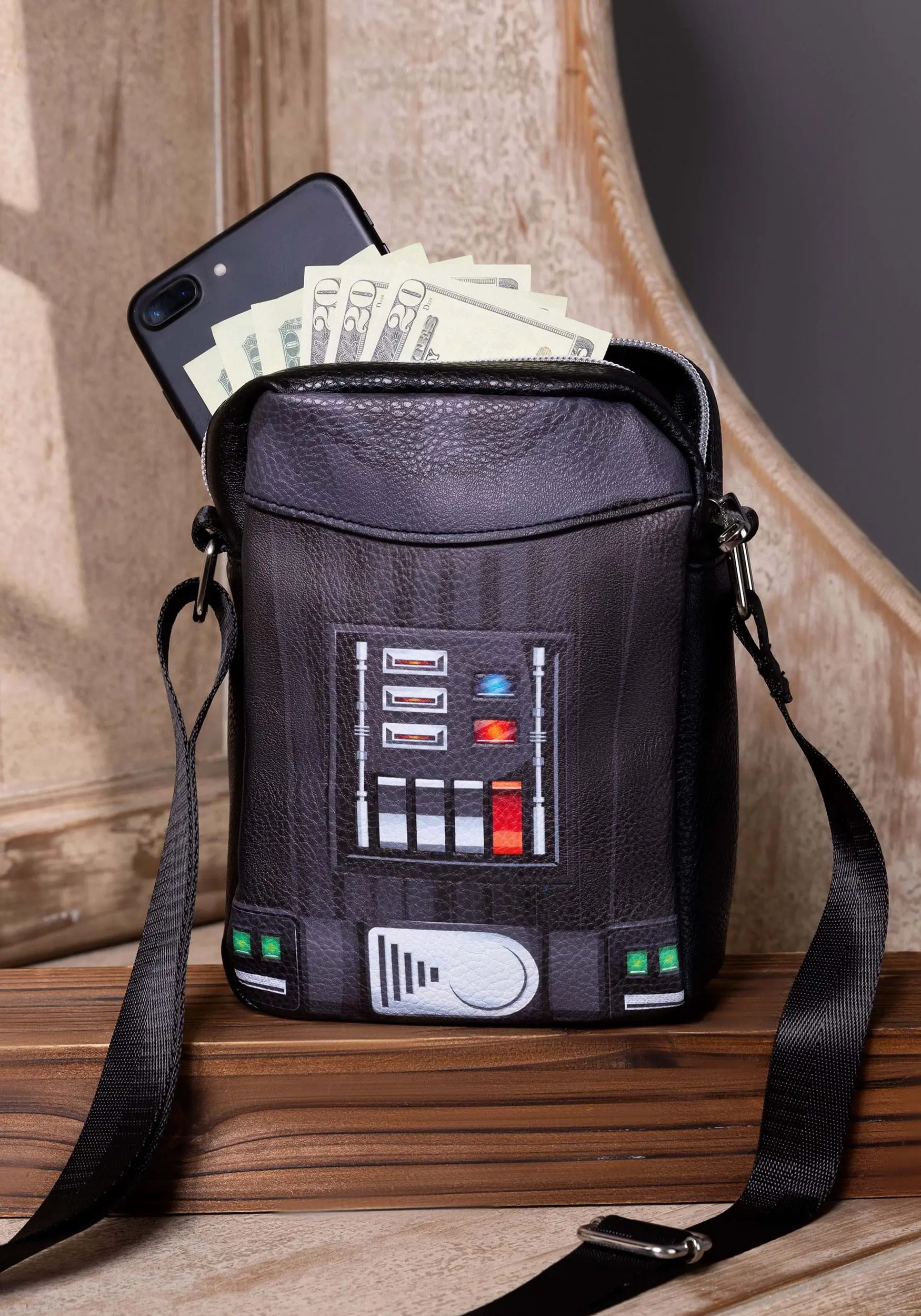 Buckle-Down Darth Vader Star Wars Crossbody Bag - Image 2