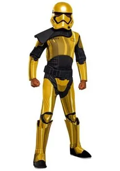 Rubies Costume Co. Inc Star Wars Golden Stormtrooper Commander Pyre Deluxe Costume