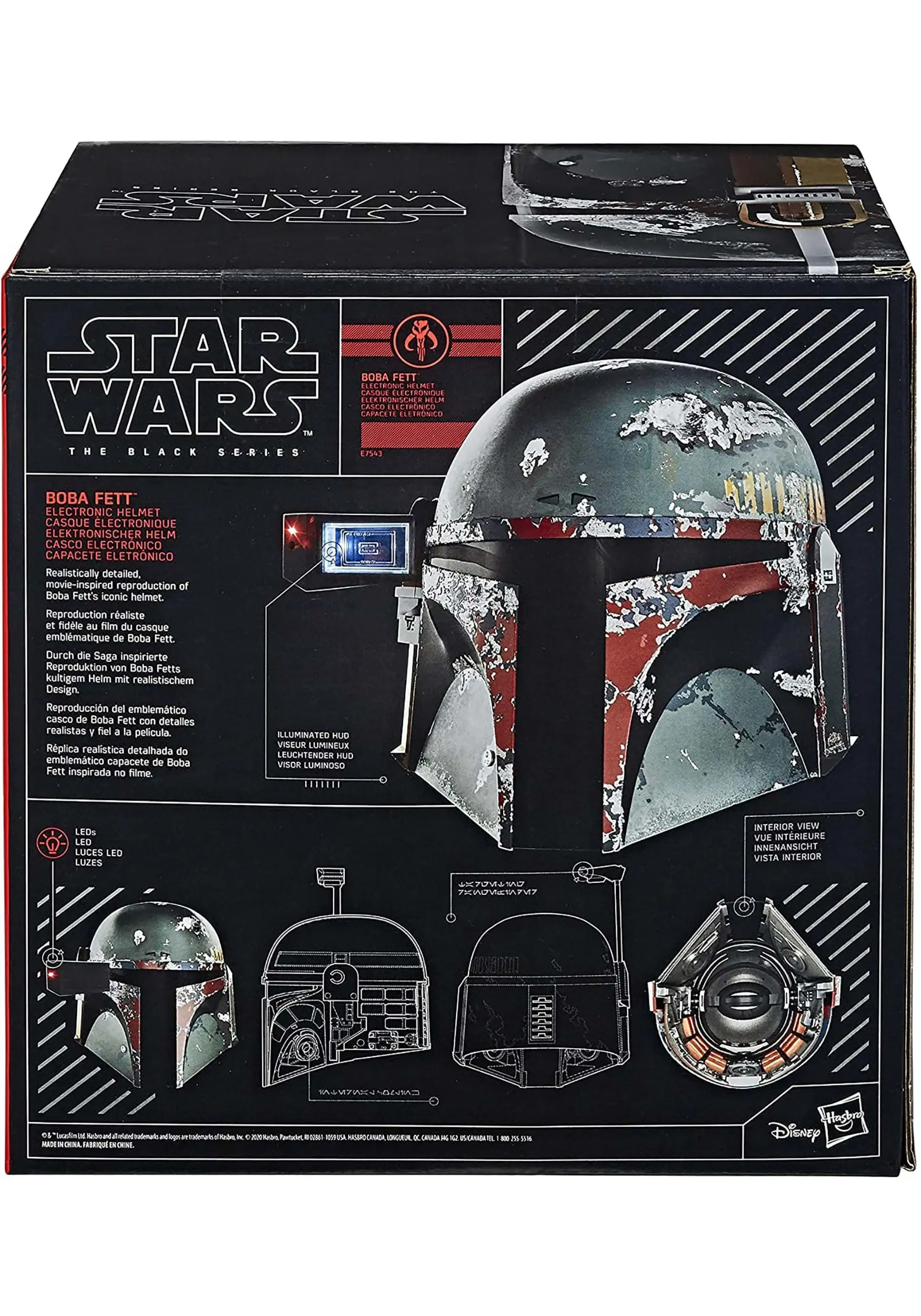 Hasbro Star Wars The Black Series Boba Fett Helmet - Image 2