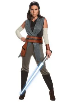 Rubies Costume Co. Inc Star Wars The Last Jedi Deluxe Rey Adult Costume