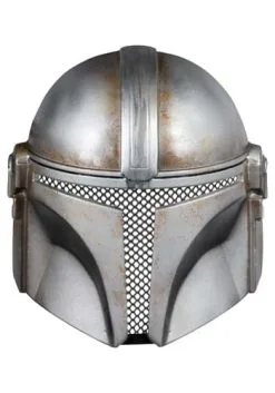 Rubies Costume Co. Inc Kid's Star Wars Battle Damaged 1/2 Mask The Mandalorian