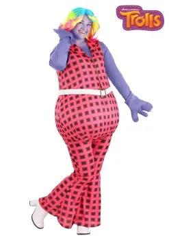 Fun Costumes Plus Size Trolls Lady Glitter Sparkles Costume For Women