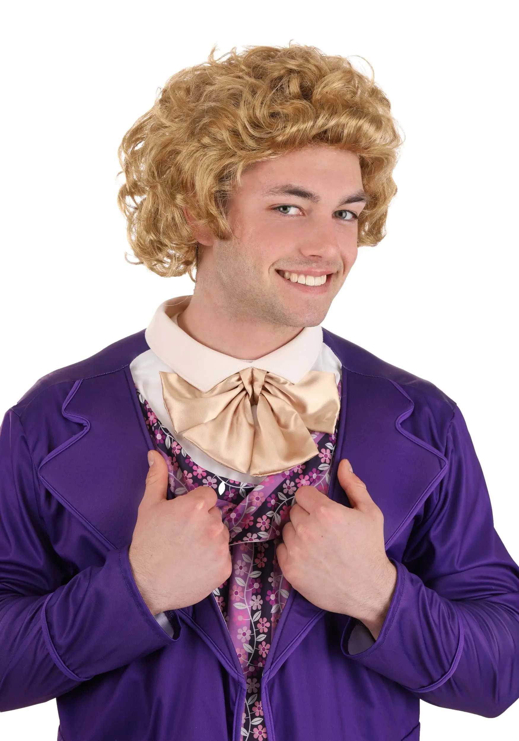 Jerry Leigh Willy Wonka And The Chocolate Factory Willy Wonka Wig For Men - Image 3